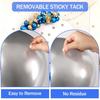 120pcs Mounting Putty Clear Double Sided Gel Removable Sticky Dots for Balloons Crafts Festival Party Hanging Home Office Decor