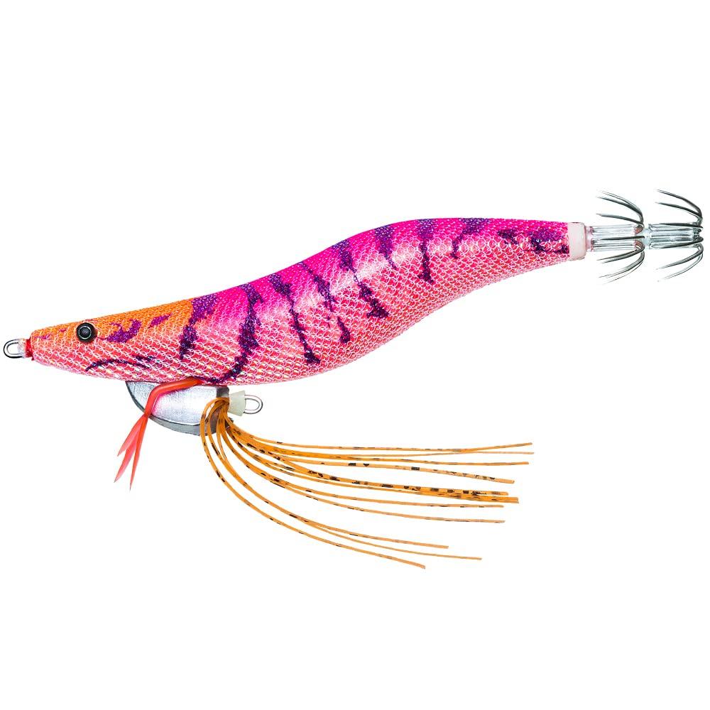 DUEL YO-ZURI Egi Shrimp Q No. 3.5 15: Overcast Red Squid fishing, bluefin squid, egging