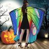 Dámský halloweenský šátek ke kostýmu Lady Cape s krajkovou maskou