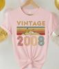 18th Birthday Girl T- Shirt , Vintage 2008 T- Shirt - Limited Edition Gift