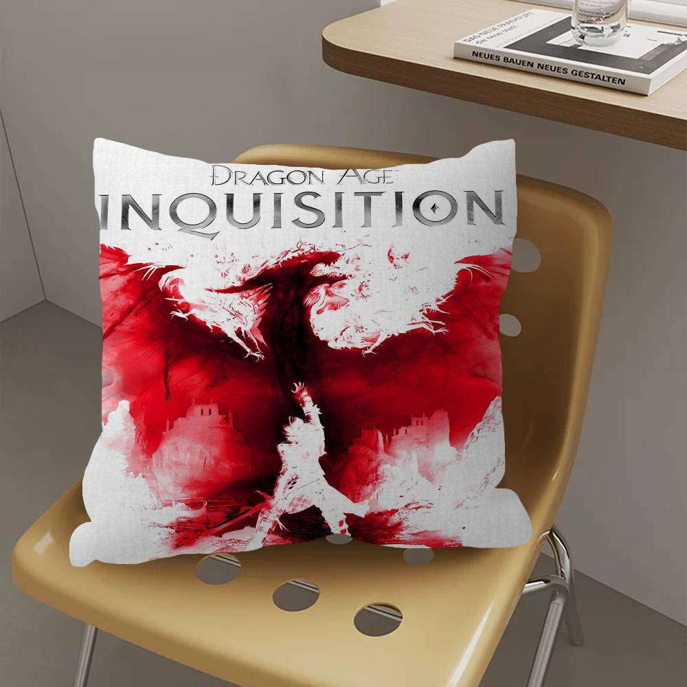 Dragon Age Origins Classic Video Game Pillow Gifts Home Office Furnishings Bedroom Sofa Car Cushion Cover Case 45x45cm