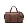 Wear-resistant PU Travel Bag Business Style Solid Color Outdoor Single Shoulder Luggage Storage Bag