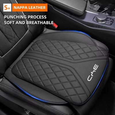 Car Seat Cushion Cover For BYD Sealion 7 ATTO 3 Han Song Plus Seagyll V2l Dolphin Four Seasons Universal Nappa Leather Seat Pad