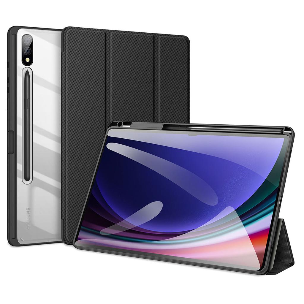 DUX DUCIS TOBY Series For Samsung Galaxy Tab S10+/S9+/S9 FE+ Case PU Leather Tri-Fold Stand Tablet Cover