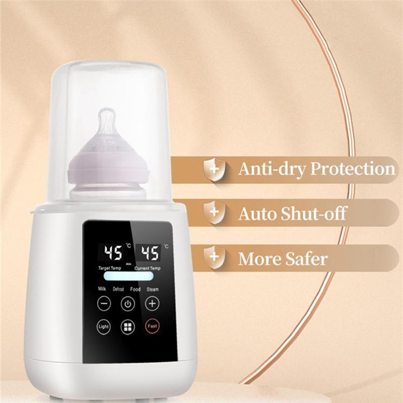 B06B-Multi-Function Breast Milk Warmer Baby Bottle Warmer Temperature-Controlled Baby Bottle Warmer US Plug