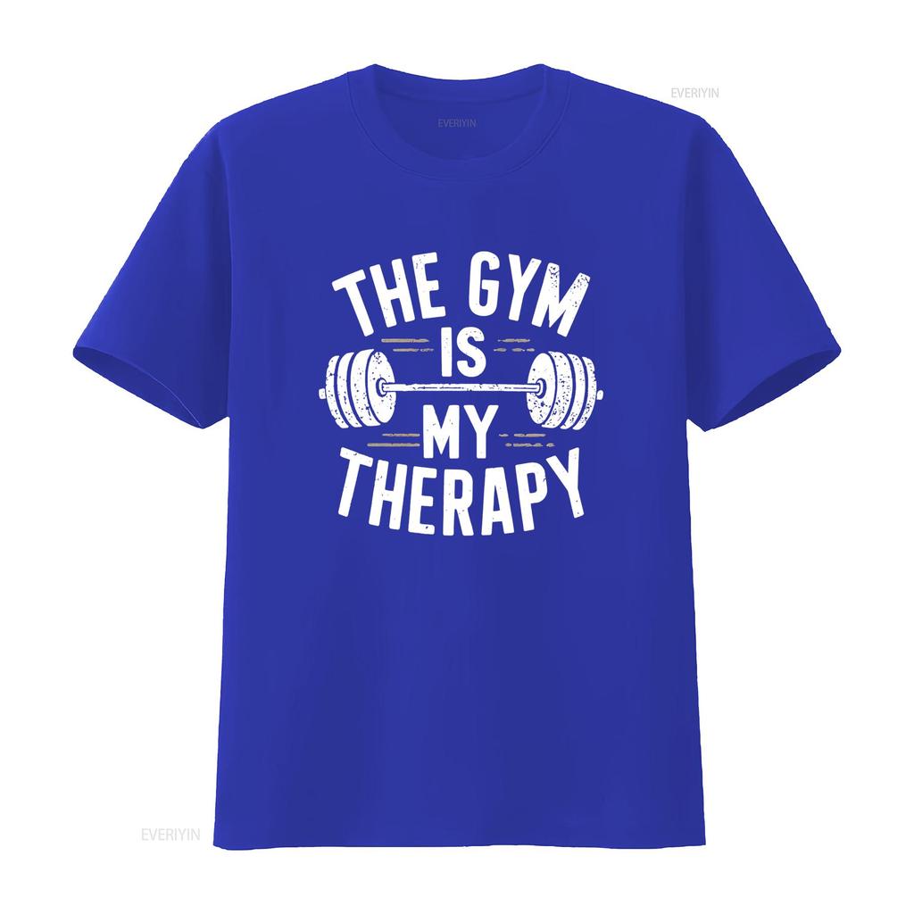 Das Fitnessstudio ist meine Therapie T-Shirt Workout Motivation Starker Geist Gewichtheben Fitness Perfekt für Enthusiasten vintage Gewaschen