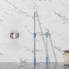 Retractable Clothes Drng Rod Single Prong Clothes Hanger Storage Organizer for Home Dormi Stainl Steel PP Material