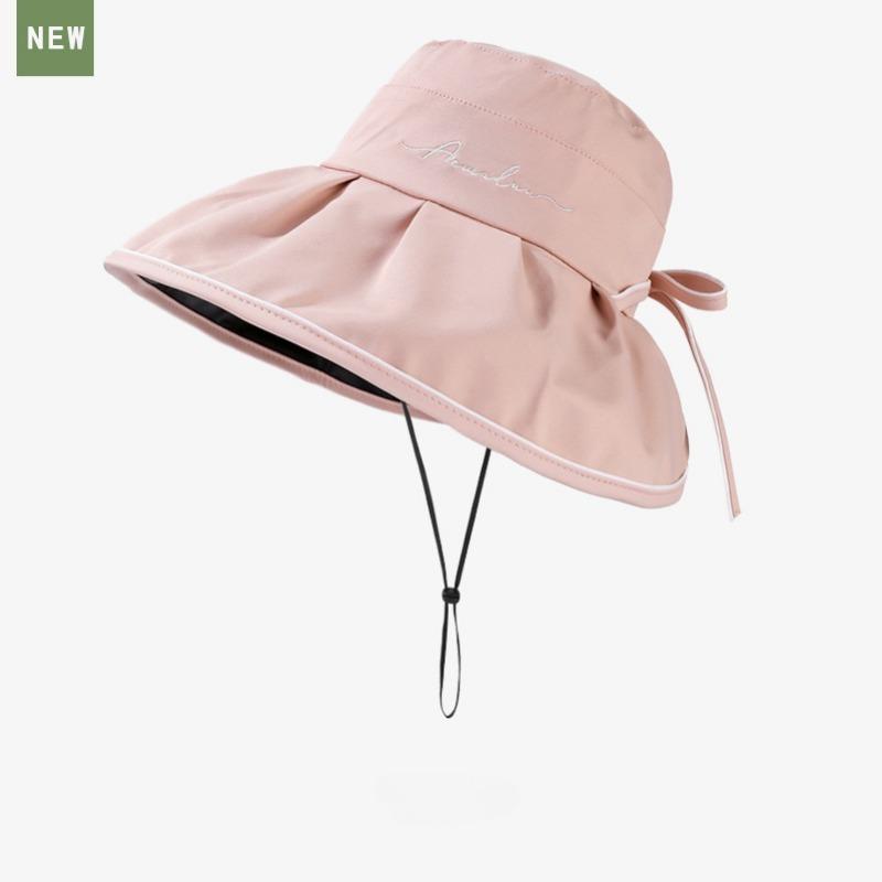 Casual Breathable Sun Protection Uv Protection Sunshade Hat Sunscreen Visors Folding Sunshade Travel Caps Embroidery Cap Panama Hat Fisherman Cap
