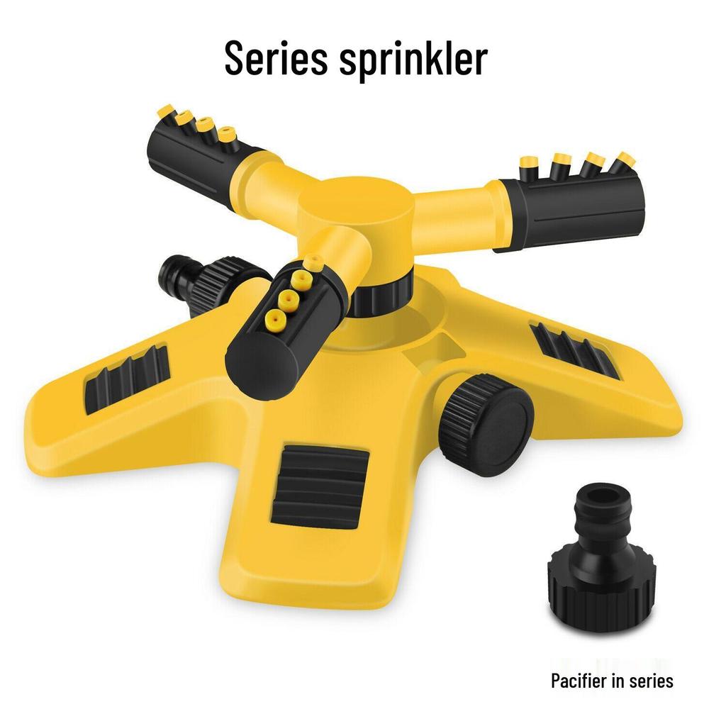 360° Rotating Nursery Irrigation Sprinkler - Three-Way Watering Device