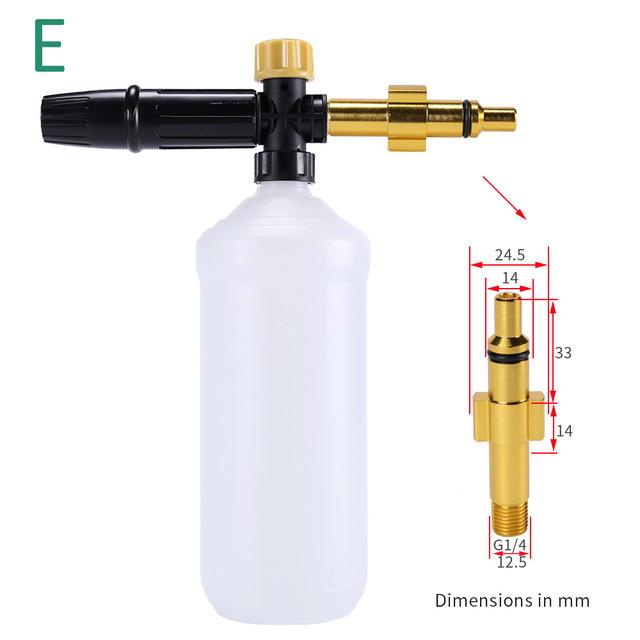 Pressure Washer Adjusable Foam Cannon Car Washer Snow Foam Lance High Pressure Soap Foamer Foam Generator Car Foam Cleaner Spray