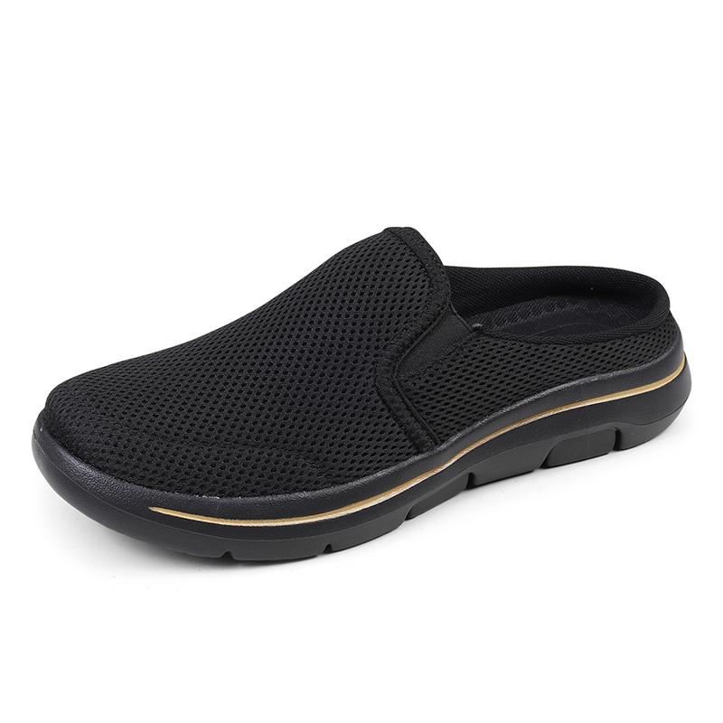 Fashion Summer Men Half Shoes Slippers Slip On Shoes Women Mesh Breathable Soft Comfortable Loafers Big Size 47 48 Zapatillas Hombre