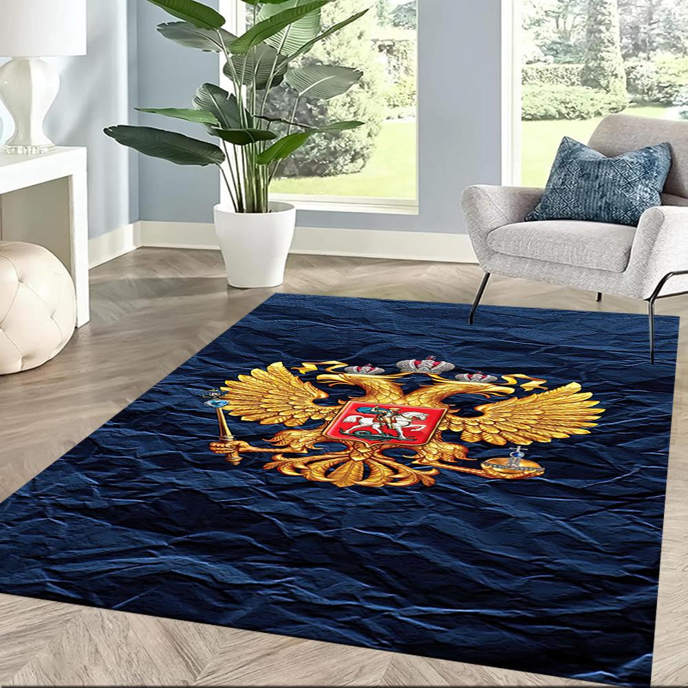 Russian Coat Of Arms Square rugs are a great choice for living rooms, bedrooms, home décor, and as gifts.