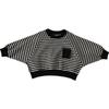Spring Autumn Stripe Long Sleeves Sweatshirt Kids Boys Loose Bat Sleeves Girls' Baby Boy Clothes