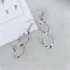 Spiral Wave Curve Earrings Women Minimalist Personality Statement Earrings Drop Earrings Women Jewelry