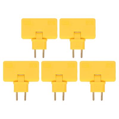 5Pcs Socket Converter Cordless 180 Degree Extension 1 To 3 Adapter