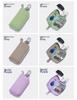 Genuine Leather Multifunctional Zipper Lock Car Key Case