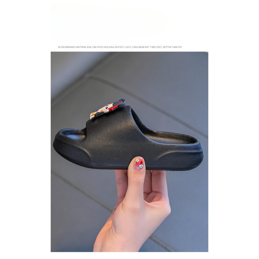 Children's Slippers Nezha for Boys, Summer New Style for Girls, Indoor Home Anti Slip Shower for Baby Boys, Cool Mop for Big Children