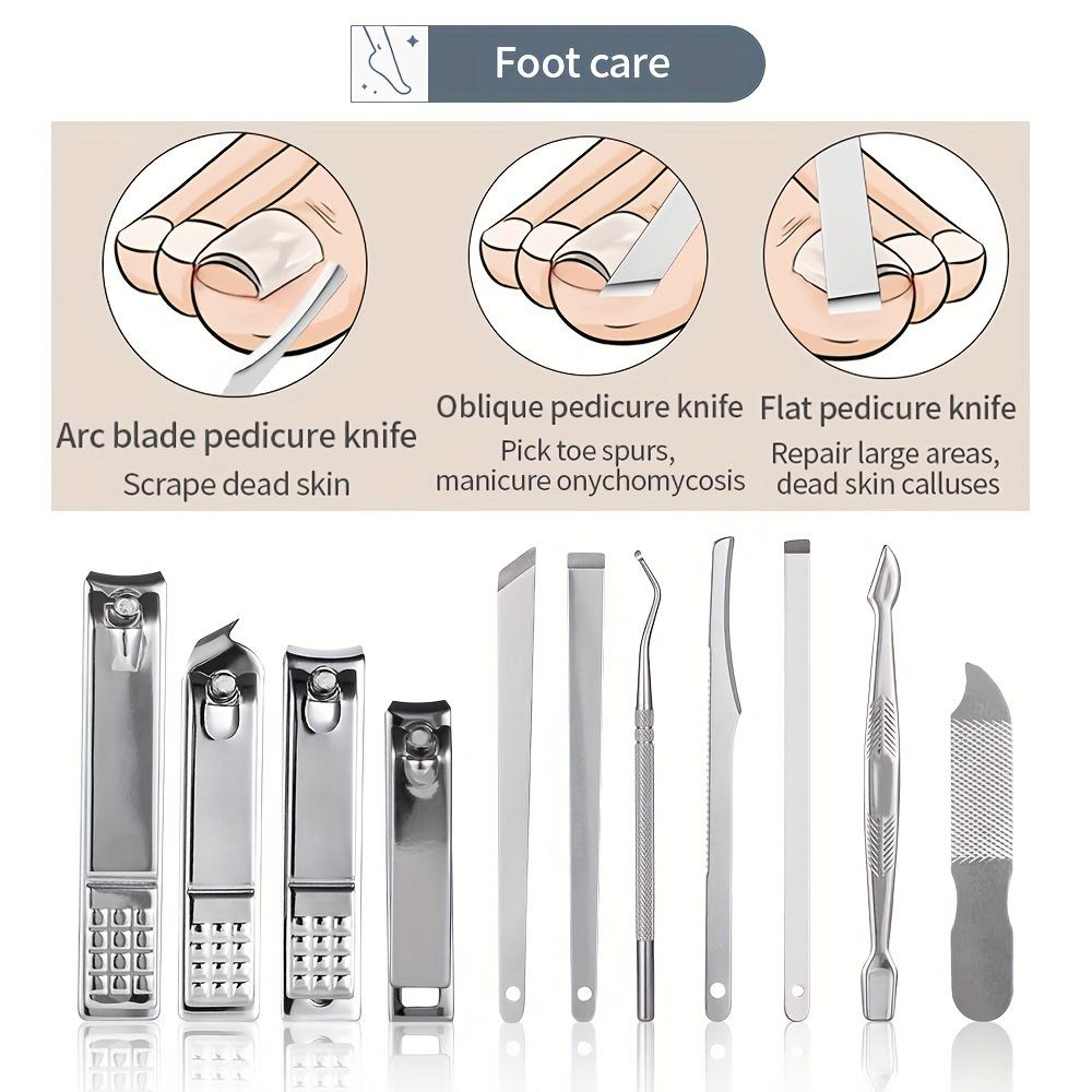 32 Sets Stainless Steel Manicure Set Professional Manicure Knives Nail Tools