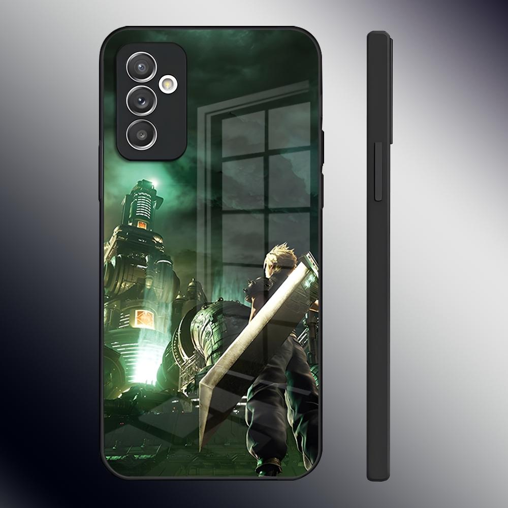 Final Fantasy Phone Case For Samsung S24 Ultra S23 S22 S20 Fe S21 Plus A54 A34 A24 A53 A13 A16 Glass Back Cover
