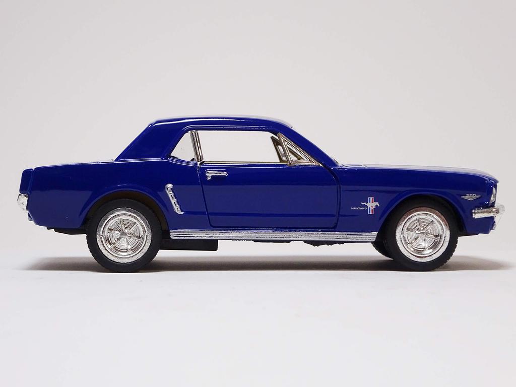 Kinsmart Ford Mustang 1964 Model Blue Diecast Car KT5351 1/2 1/36