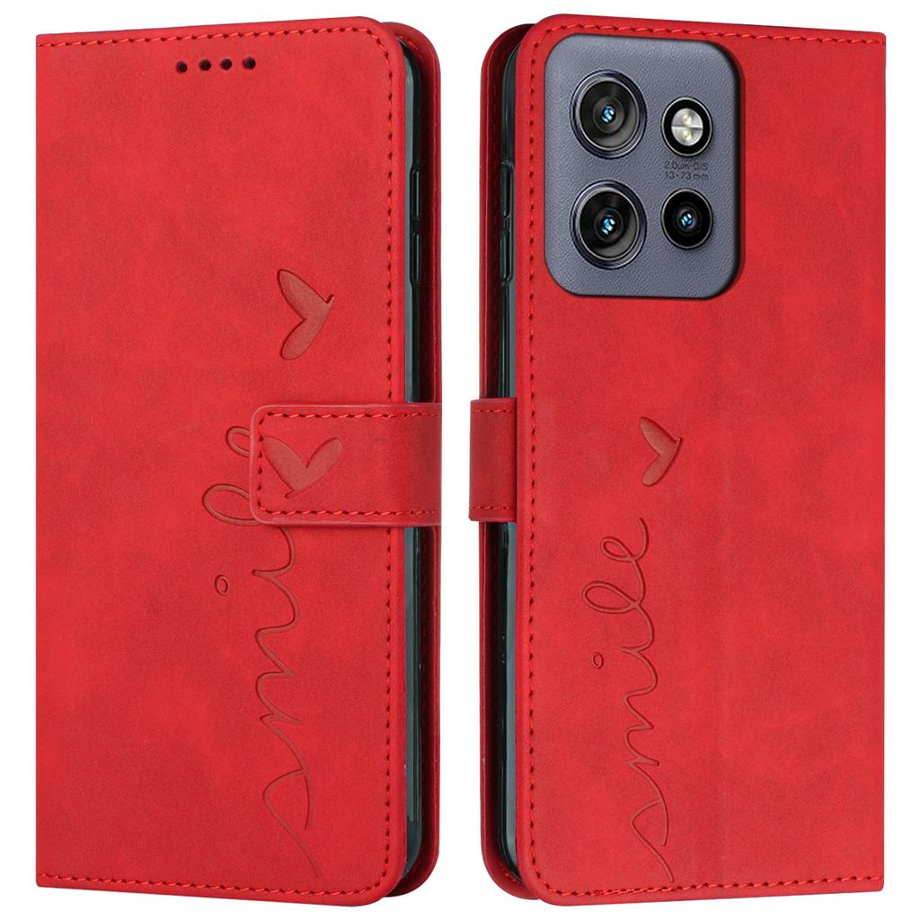 For Motorola Edge 50 Neo 5G/Moto S50 5G/Thinkphone 25 5G Case Viewing Stand PU Leather Phone Cover Imprinted Pattern