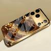 New electroplated glass phone case with dragon pattern suitable for iPhone 17 16 15 14 13 12 11