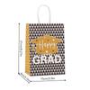 6/12Pcs Graduation Season Kraft Paper Gift Tote Packaging Bags Candy Snack Storage Pouch Graduation Party Favors