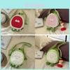Cute Watermelon Crossbody Bag With Nylon Material And Inner Zipper Pocket For Everyday Outings