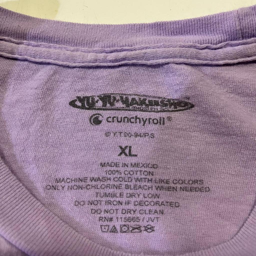 [USED] Vintage Yu Yu Hakusho anime t-shirt featuring Yusuke and Hiei from the 00s and Y2K movies