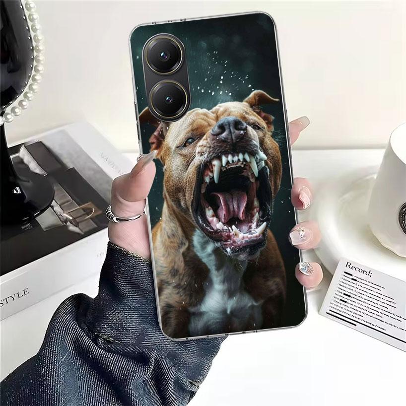 Pitbull Huisdier Hond Pitbull Zachte Telefoonhoesje Voor Xiaomi Redmi 15C 15 13C 13 Poco X5 X6 X7 F7 Ultra M7 12C 12 10 10C 9C 9A 9T 9 Funda