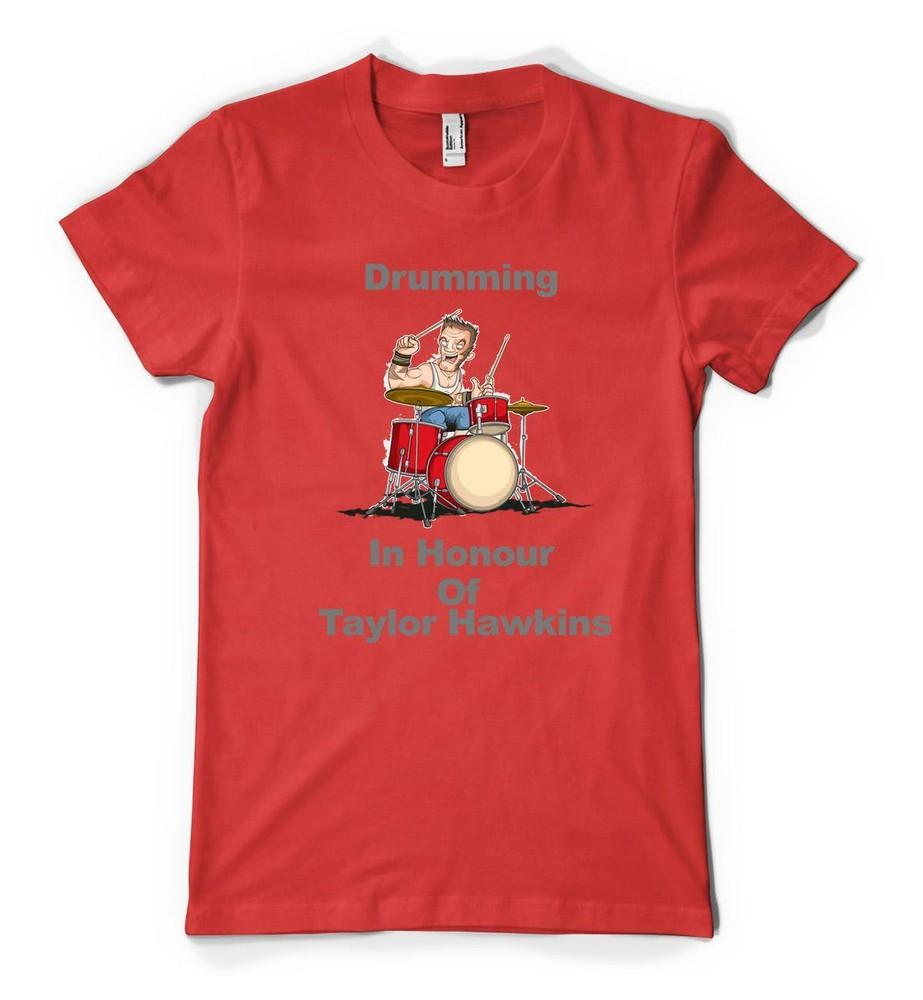 Bnwt In Honour Of Taylor Hawkins Rock Dummer Tribute Adult And Kids T Shirt 2XL