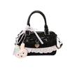 Stylish Boston Bag With Bow Detail Soft PU Pillow Shape Crossbody Shoulder Daily Wear