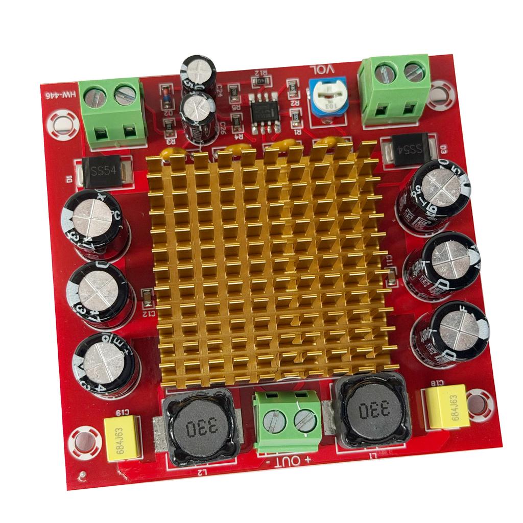 XH-M544 Digital Power Supply Audio Amplifier 150W High-power TPA3116DA Power Amplifier Board DC 12-26V Radiator for Home Theater
