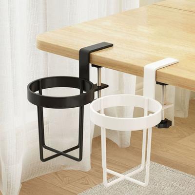 Yousheng Schreibtisch Wasserbecherhalter Clip Verstellbar Auslaufsicher Zuhause Büro Tisch Schreibtischkante Getränke Wasserflasche Trinkbecher Organizer Ständer Klemme