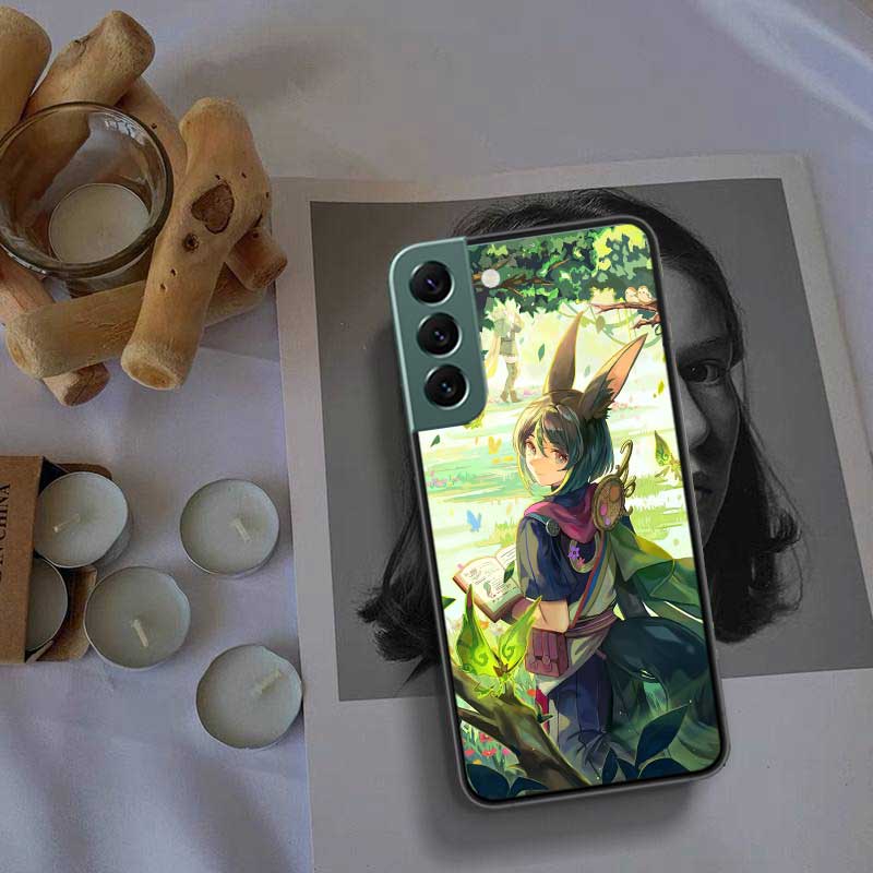 Genshin Impact Tighnari Phone Case For Samsung Galaxy S22 S25 Ultra S21 S10 Plus S26 Edge S20 S23 S24 FE Cover Silicone Soft