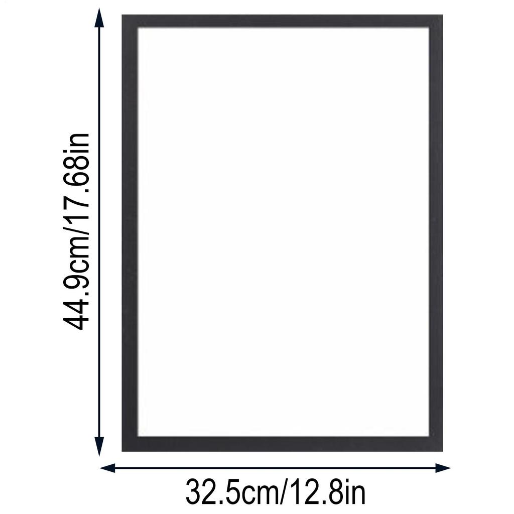 20 Pieces A4 Document Holder Information Frame Magnetic Sign Holder Bulletin Board Notification Display Photo Frame