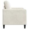 Cream Storage Sofa 72 x 78 x 87 cm Polyester