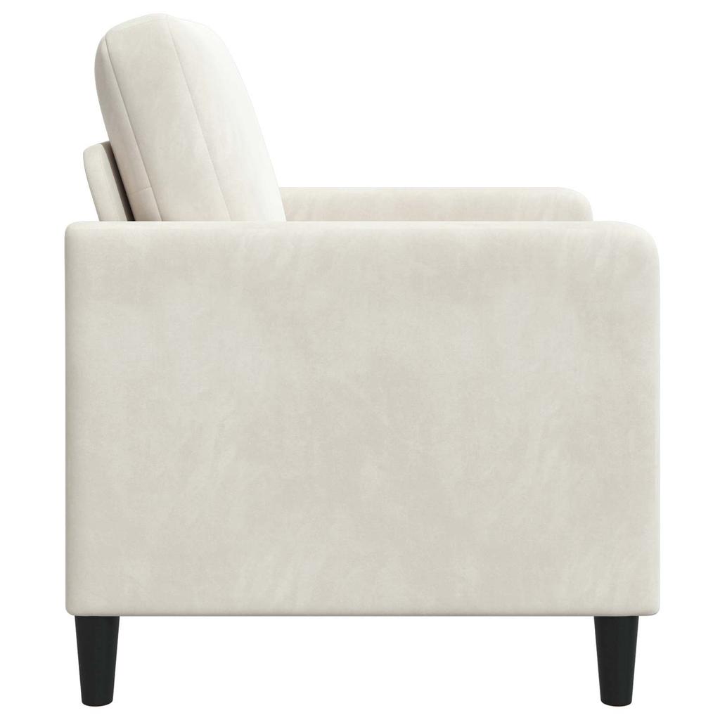 Cream Storage Sofa 72 x 78 x 87 cm Polyester