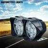 30W 6500K Motorcycle ATV 18LED Headlight Spotlight Fog Spot Lamp DRL Waterproof