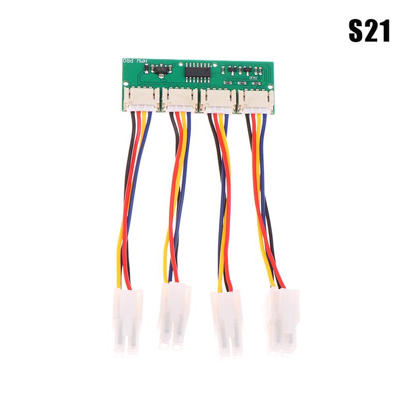 12V 4-in-1 Square 4Pin Fan Simulator Emulator Special For Antminer S21 S19kpro T21 KS5 KS5pro Fan Spoofer Dummer