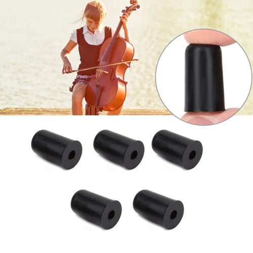 Cello Endpin NOn Slip Cap for Instrument Protection, Black Rubber Tip, Rubber Tip End, Endpin Cap, Rubber Material, Endpin Rubber Protector, Rubber Ti