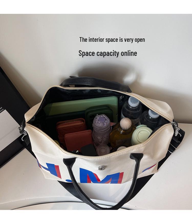 Dámská cestovní crossbody taška s velkou kapacitou - Ležérní taška na krátké vzdálenosti, sport a fitness