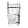 3-level metal shoe rack 65.5x30x54 cm