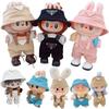 For 17cm V1v2 Labubu Clothes Labubu Sitting Party Hat Bib Pant Shoes Dolls Accessories Cute Decoration Game Toys