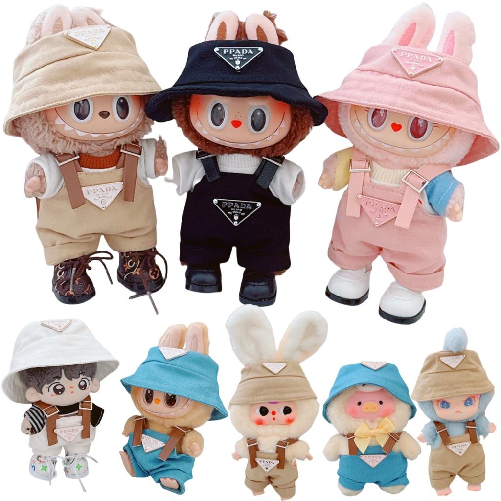 For 17cm  Clothes Sitting Party Hat Bib Pant Shoes Dolls Accessories Cute Decoration Game Toys