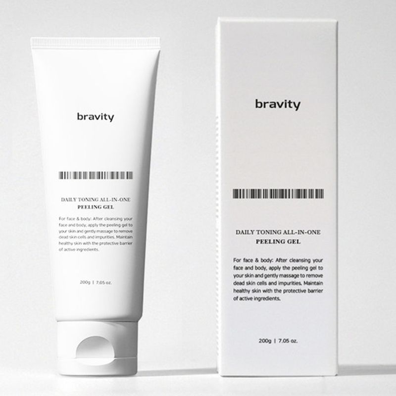 Denní tónovací all-in-one peelingový gel