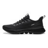 Li Ning Shumai Comfortable Simple Non-Slip Breathable Low-Top Running Shoes Men Running Shoes Black AGLU319-6