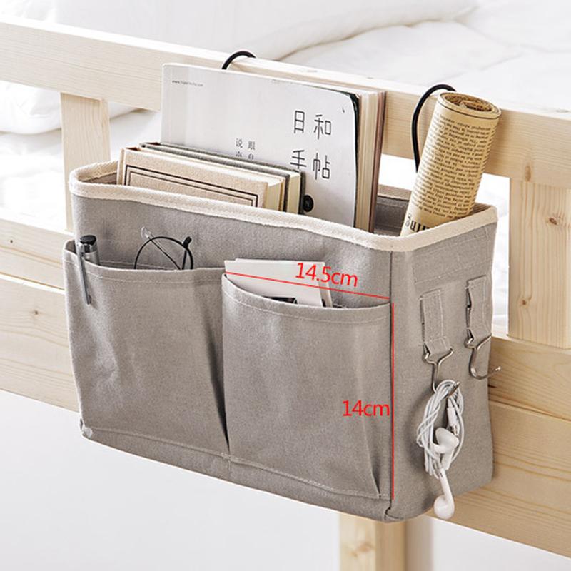 Bedside Caddying Bed Organizer Storage Bag With Pockets Pocket For Dorm Bedroom Kitchen Organization Storage Bag