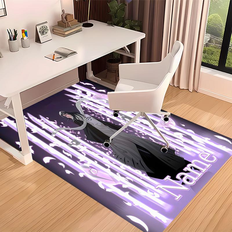 Custom personalization Byakuya Kuchiki Print Area Rug - Soft, Washable Non-Slip Indoor Mat,Living Room,Home&Office Decorative Rug