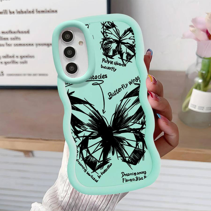 Butterfly Case for Samsung Galaxy A12 A11 A15 A14 A36 A13 A21s A33 A35 A26 A34 A16 Soft Phone Cover